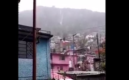 Tres días antes del derrumbe, reportaron "cascadas" en Cerro del Chiquihuite 
