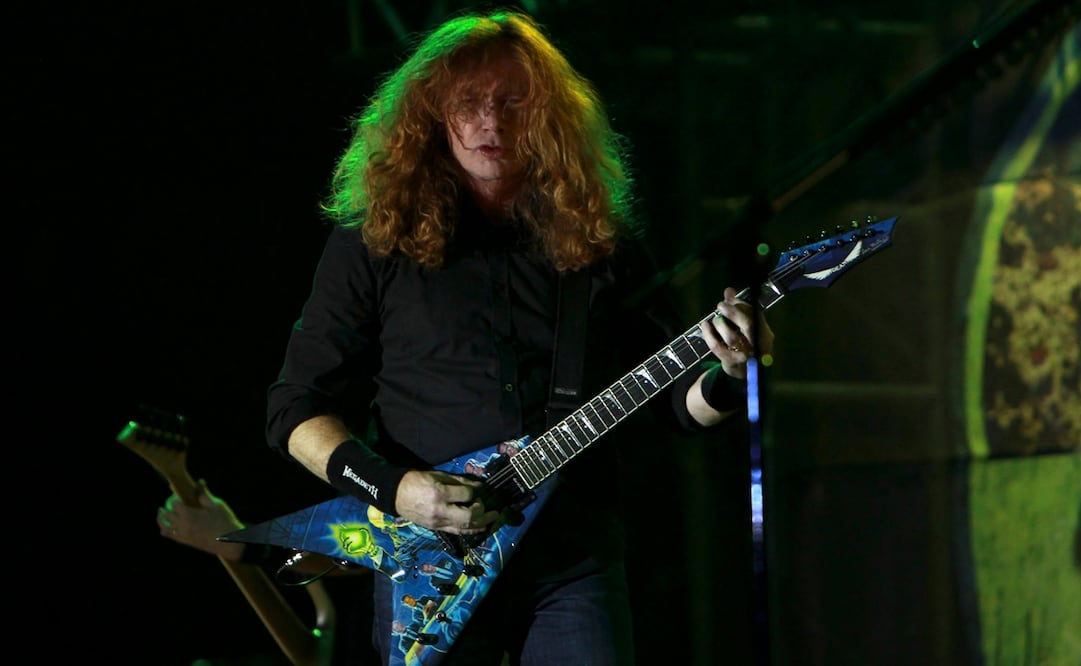 Dave Mustaine en redes sociales sólo puso "He vuelto". Foto: Archivo