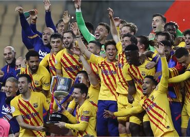 Barcelona golea al Athletic; es campeón de la Copa del Rey 2021