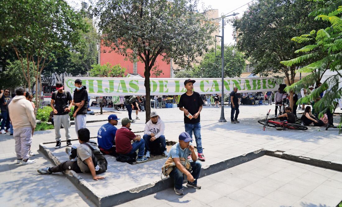 Los activistas señalaron que esperan que el acuerdo con la autoridad se respete y les permitan usar el espacio. Foto: Carlos Mejía / EL UNIVERSAL