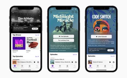 Los podcasts premium de Apple ya están disponibles
