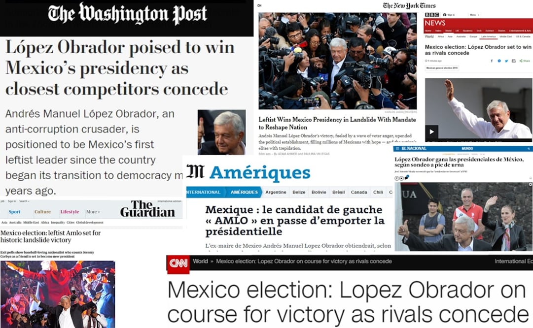 Así reacciona la prensa internacional ante las tendencias en la elección