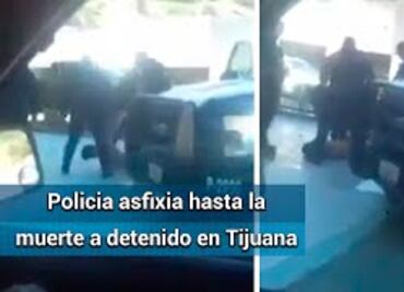 "¡"Lo mató, lo mató!"; oficial asesina a hombre detenido en Tijuana