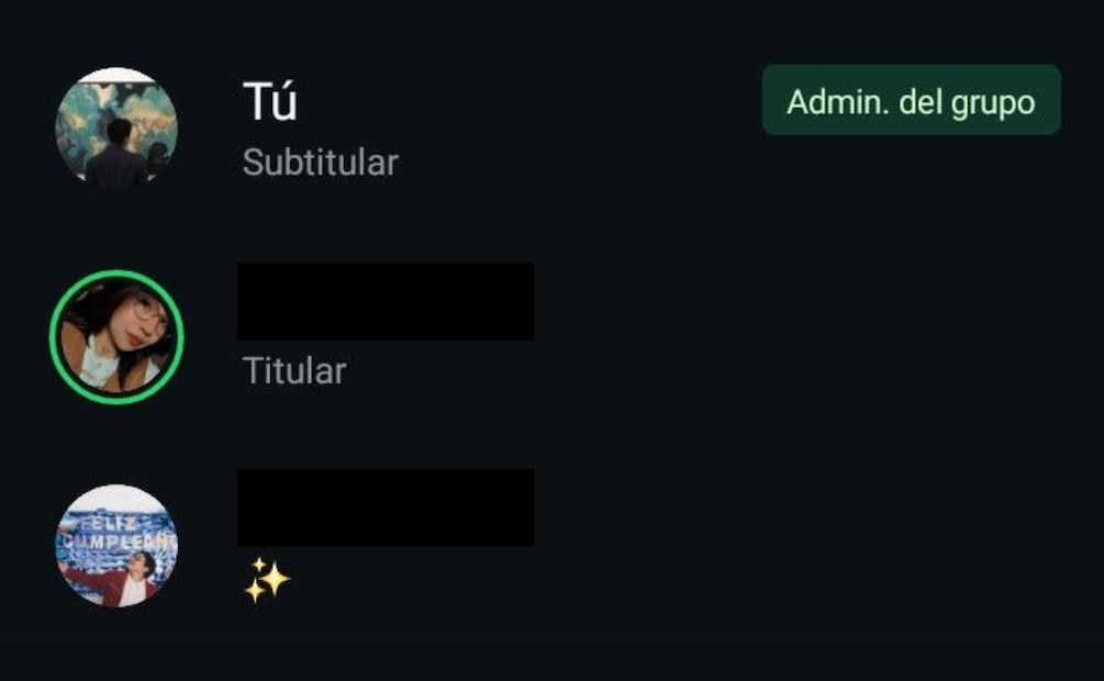 Solo el mismo usuario puede crear, editar o eliminar su etiqueta de miembro en WhatsApp. Foto: Captura de pantalla