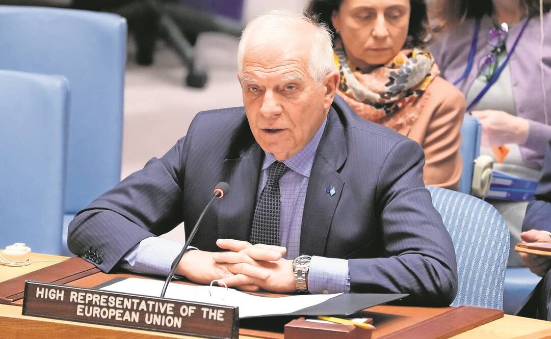 Josep Borrell, Alto Representante de la Política Exterior de la UE, en una reunión del Consejo de Seguridad de la ONU el 23 de febrero pasado. Foto: John Minchillo. AP