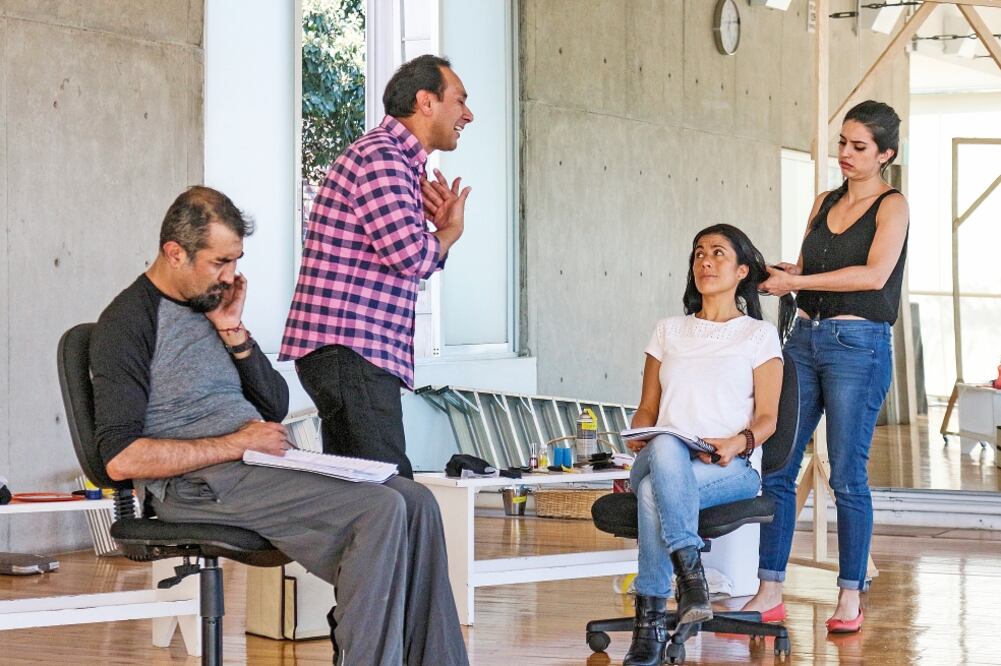 La compañía estrena el 2 de marzo en el teatro Fernando Soler (CRISTOPHER ROGEL BLANQUET. EL UNIVERSAL)