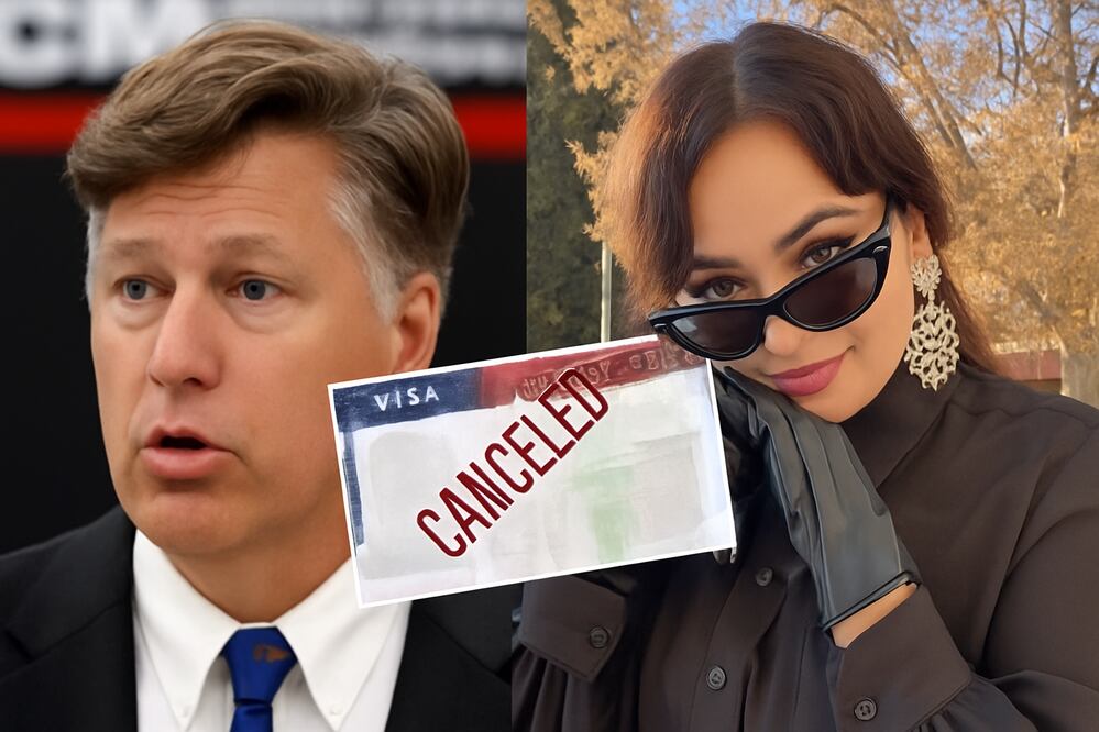 Cancelación de visa a morenista por orden de Landau genera polémica en redes. Foto: Redes y Archivo / El Universal