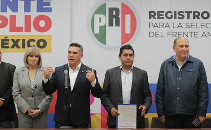 “Voy a ganar esta elección”; se registra Jorge Luis Preciado en la sede nacional del PRI
