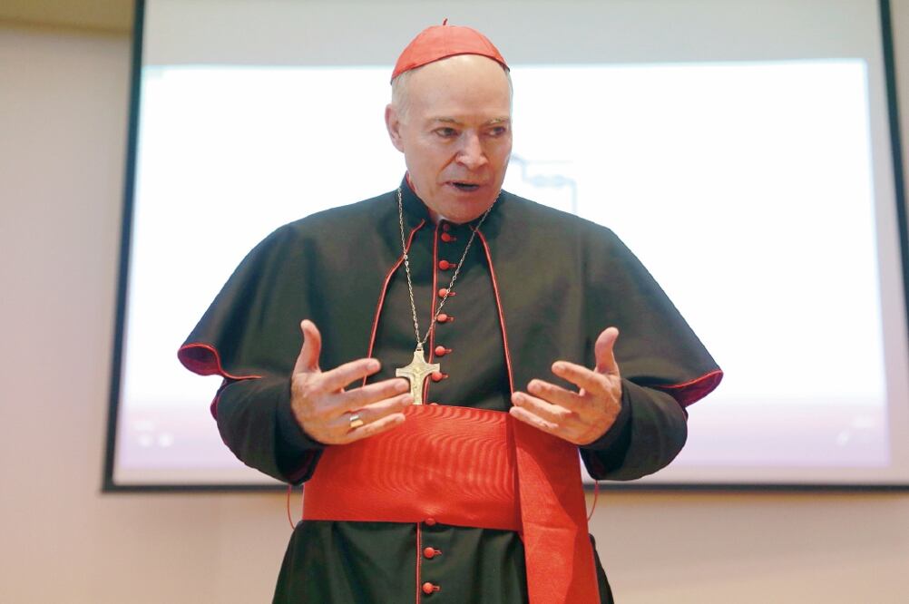 Carlos Aguiar Retes reconoció la importancia de transparentar los ingresos de la Basílica de Guadalupe y de la Catedral Metropolitana y, sobre todo, saber qué se hace con esos recursos. Foto: IRVIN OLIVARES. ELUNIVERSAL