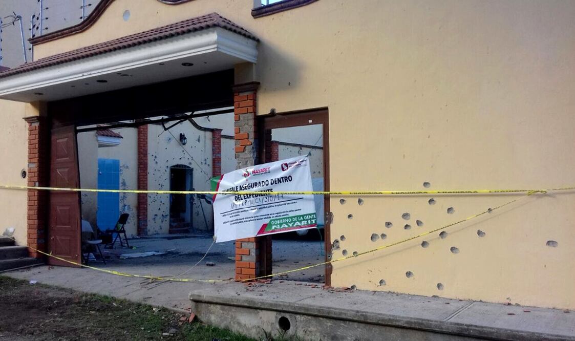 El 10 de febrero de 2016, en el operativo de la Secretaría de Marina en la colonisa Lindavista en Tepic, Nayarit, murió Patrón Sánchez y siete personas más. Foto: Archivo/EL UNIVERSAL