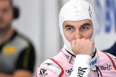 A Checo no le va bien en los ensayos