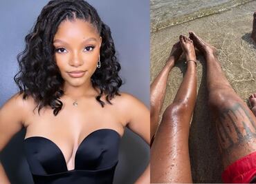Halle Bailey, la protagonista de "La Sirenita", presume el rostro de su bebé por primera vez