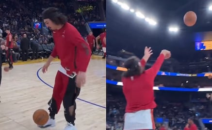 VIDEO: El mexicano Jaime Jáquez Jr. realiza dominadas y un tiro de fantasía