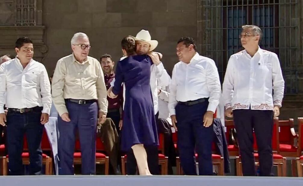 Gobernador de Sonora respalda a Sheibaum sobre fortalecer la estrategia económica del país (09/03/2025). Foto: Especial