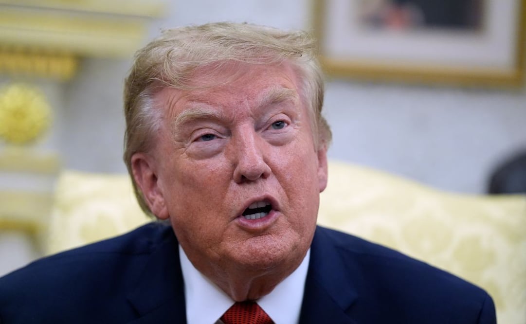 El presidente Donald Trump en el Despacho Oval en la Casa Blanca. (17/08/26) Foto: AP
