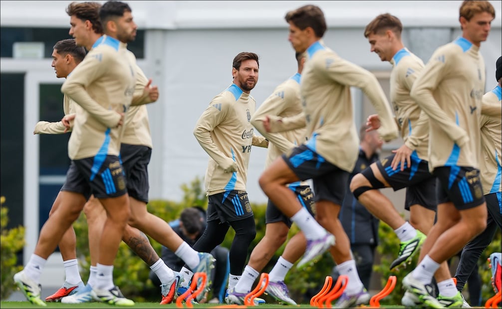 Selección de Argentina en entrenamiento - Foto: AFP