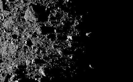 Así se ve el polo norte del asteroide Bennu 