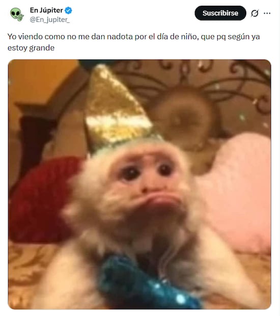 Memes del Día del Niño. Foto: X