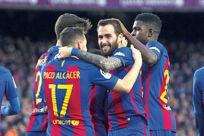 Barcelona pisa los talones al Madrid