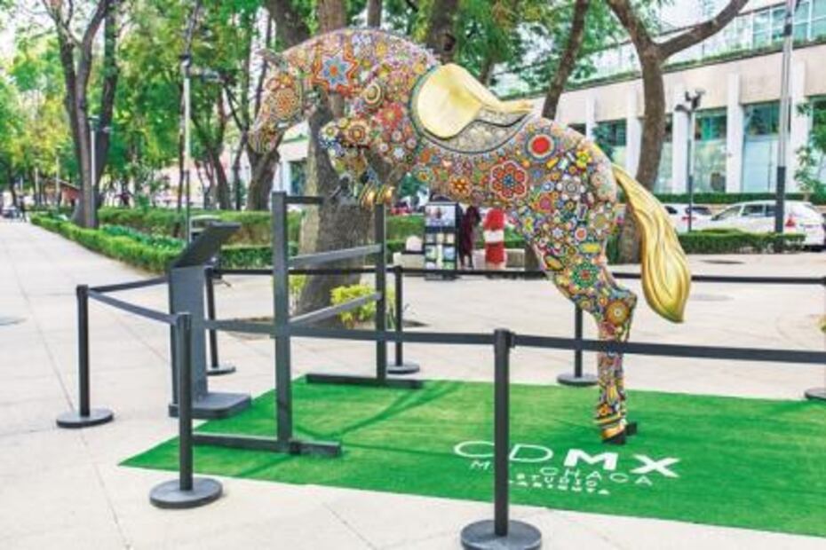 Huichol art in Mexico City