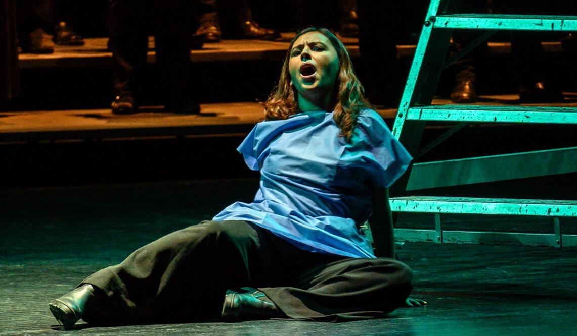 Aspectos de La ópera “La muerte de los espermatozoides de un forense de metro sesenta”. Foto: CENART / Luis Salinas.