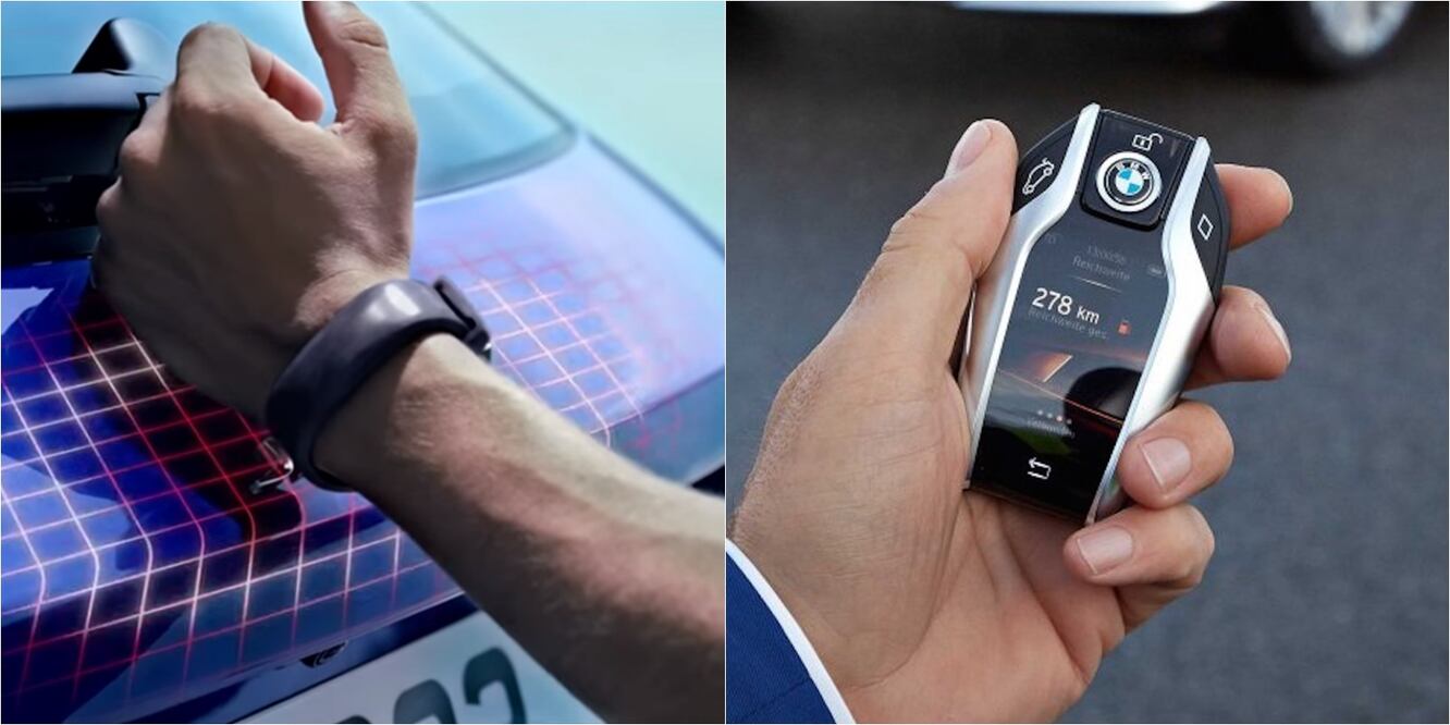 En el mundo del automovilismo de lujo, las llaves son un verdadero diseño de ingeniería (Crédito: Jaguar.com y Uk.businessinsider.com)