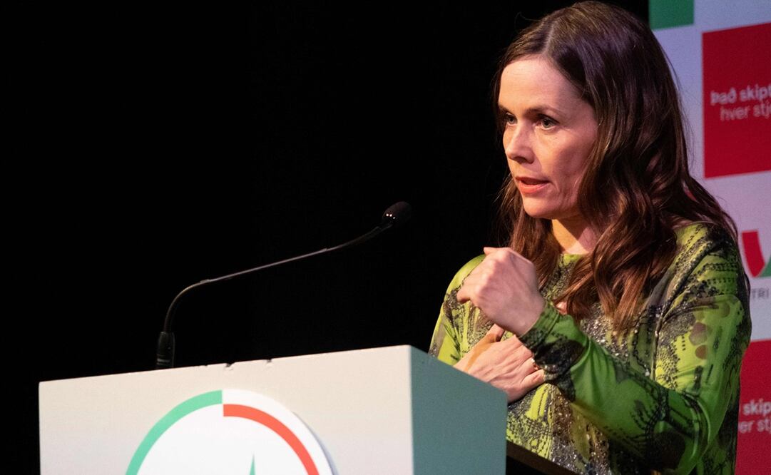 Primera ministra, Katrin Jakobsdottir Foto: AFP