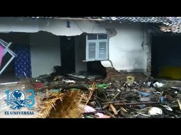 Así se ve Indonesia a un día del tsunami