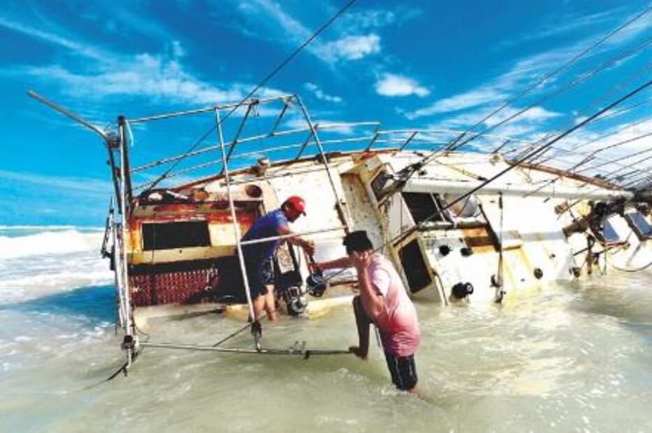 Salió de España y su barco acabó por accidente en Yucatán