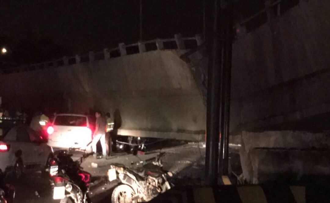 La Comisión de Tránsito de Ecuador publicó en redes sociales la imagen de un puente colapsado en Guayaquil