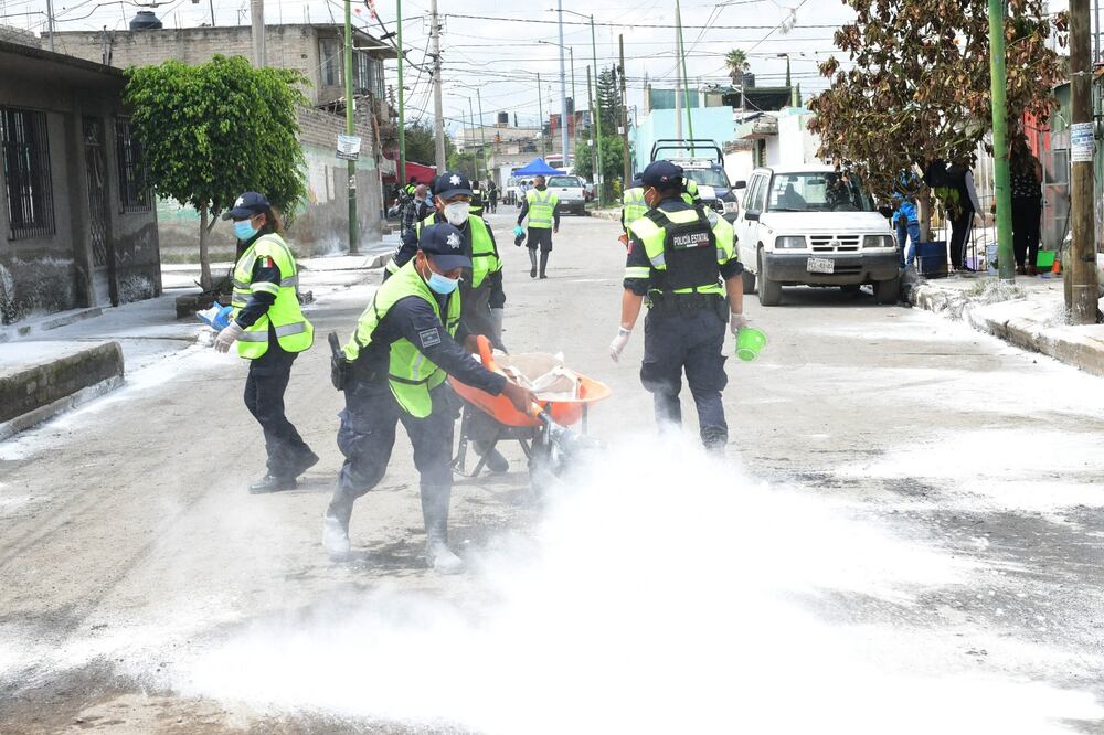 Las calles de Chalco ya no están inundada, asegura Protección Civil. (Foto: especial)
