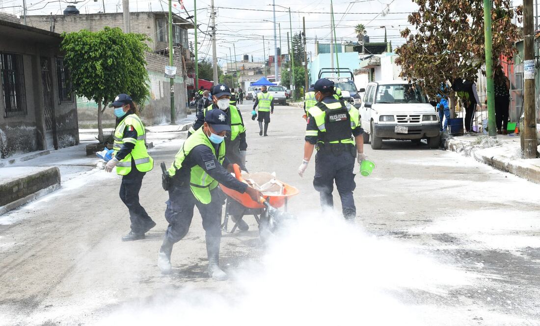 Las calles de Chalco ya no están inundada, asegura Protección Civil. (Foto: especial)