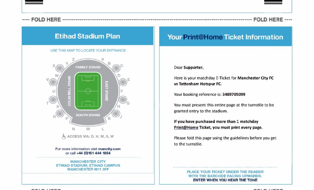 El boleto para el Manchester City y el Tottenham no fue aceptado (ESPECIAL)