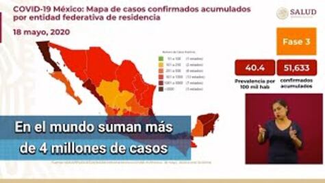 México supera los 50 mil contagios por Covid-19