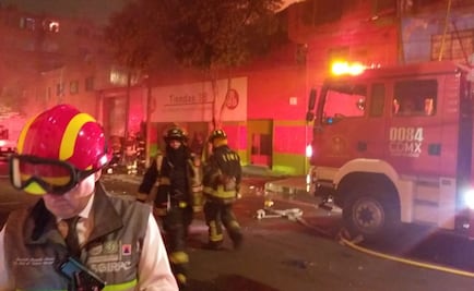 Controlan en un 80% el incendio en bodega de Tepito: Sheinbaum