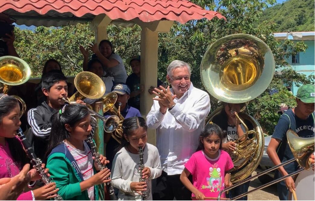 El presidente Andrés Manuel López Obrador manifestó que el estado de Oaxaca es uno de los lugares con mayor cultura en el mundo. Foto: Presidencia