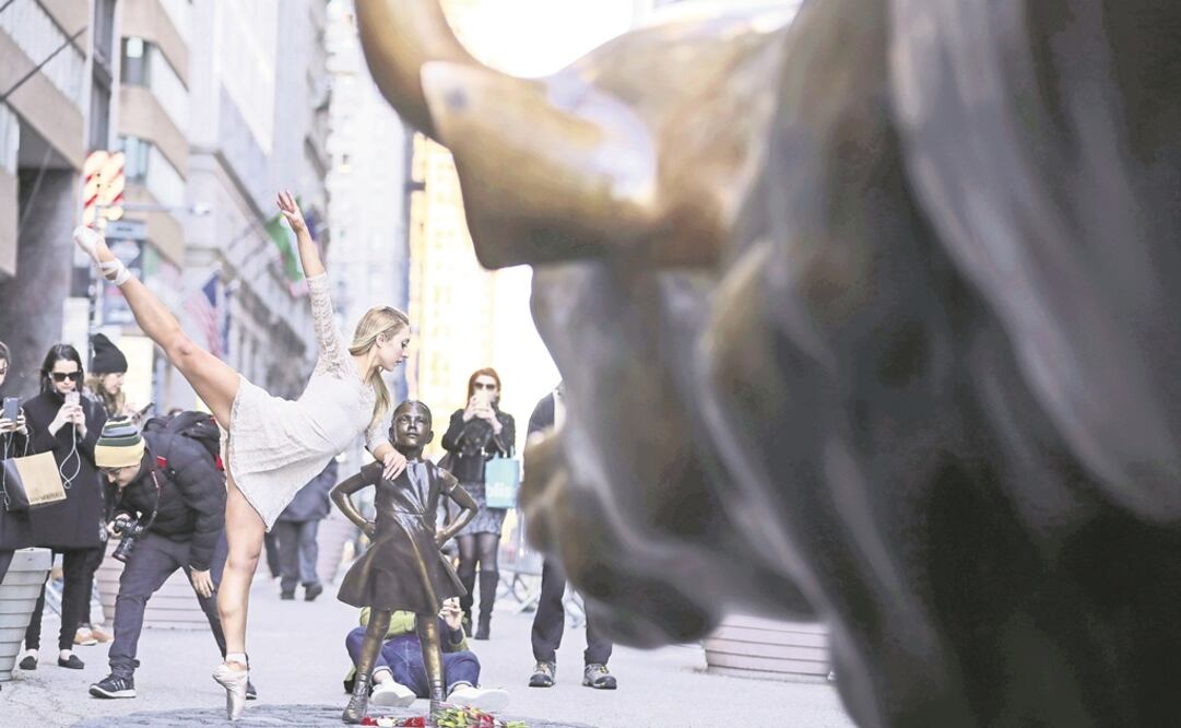 La "Niña sin miedo" se ubicará ahora frente a la sede del principal mercado bursátil. Foto: Archivo