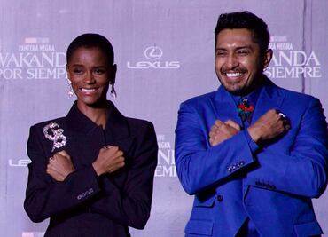 "Es el amor de mi vida": Letitia Wright confesó que Tenoch Huerta es un caballero