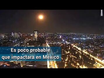 Confirman que sí fue un meteorito avistamiento en México; no hubo afectaciones
