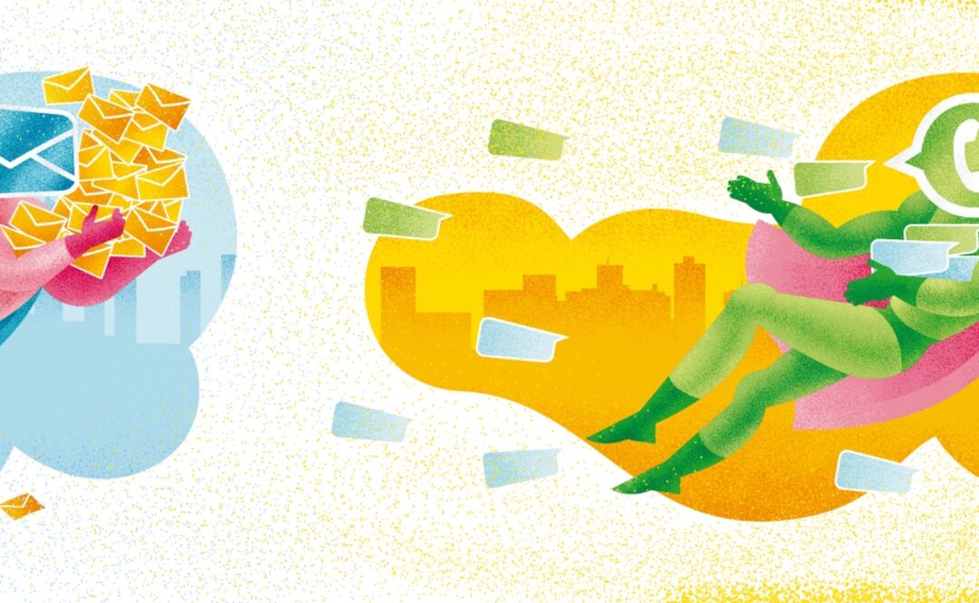 Con la adopción de servicios como  WhastApp, el uso del correo electrónico se está transformando