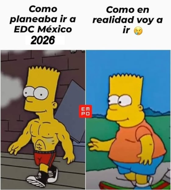 Memes de EDC México 2026. Foto: Facebook