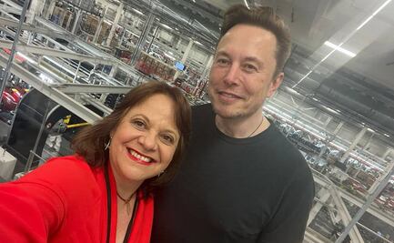 "¡El futuro empieza hoy!": con "selfie", SRE agradece a Elon Musk construcción de planta de Tesla en México