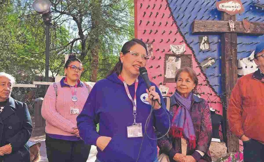 Integrantes de colectivos recuerdan a Marisela como una mujer fuerte que solamente exigía justicia. Foto: Especial