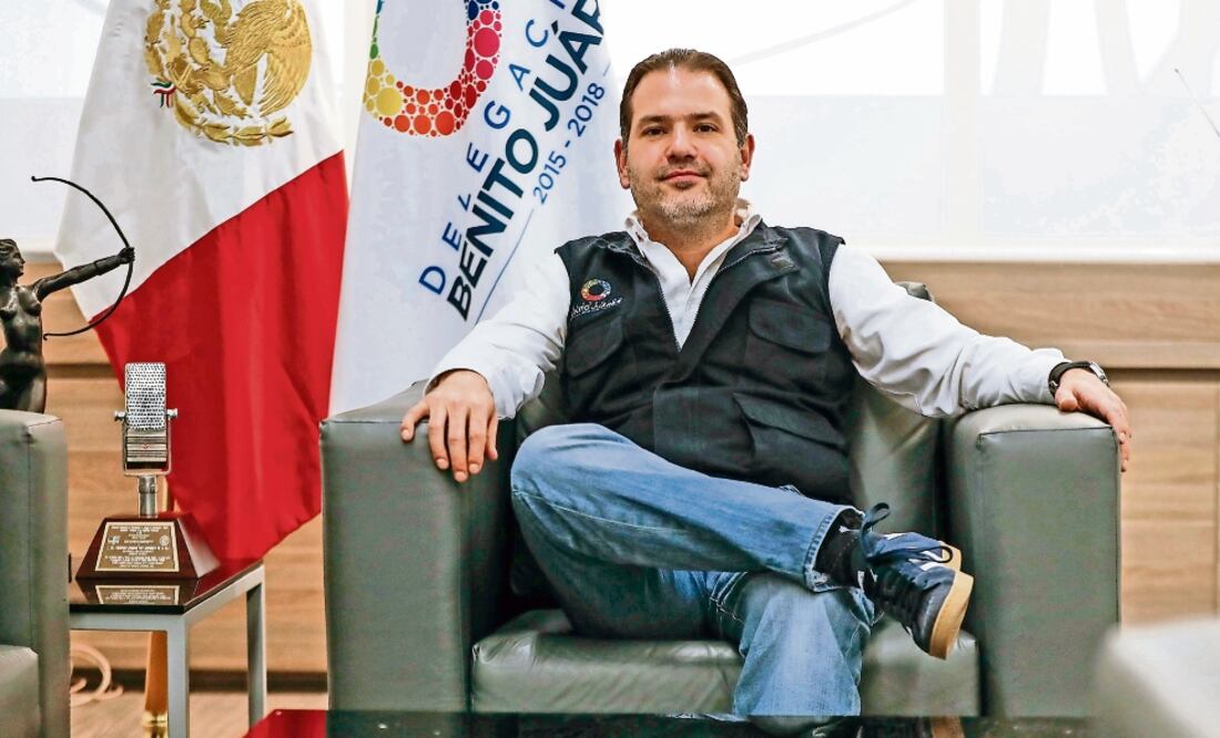 El delegado Christian von Roehrich lamenta que no haya un solo detenido por el derrumbe de los condominios en Zapata 56 (CRISTOPHER ROGEL. EL UNIVERSAL)