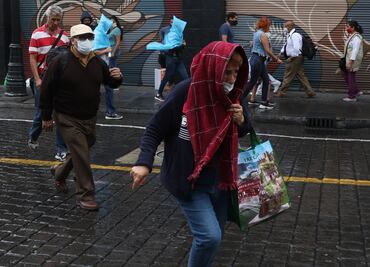 Registran lluvias en diversas zonas de la CDMX