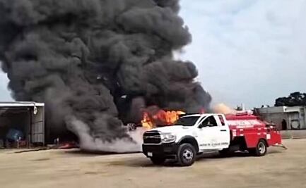 Reportan explosión en empresa petrolera en Cunduacán en Tabasco