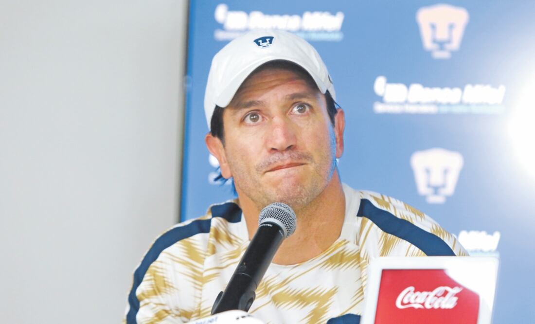 Marioni, DT de Pumas, considera “cl á sico s” los duelos con Chivas. Foto: CARLOS MEJÍA. EL UNIVERSAL