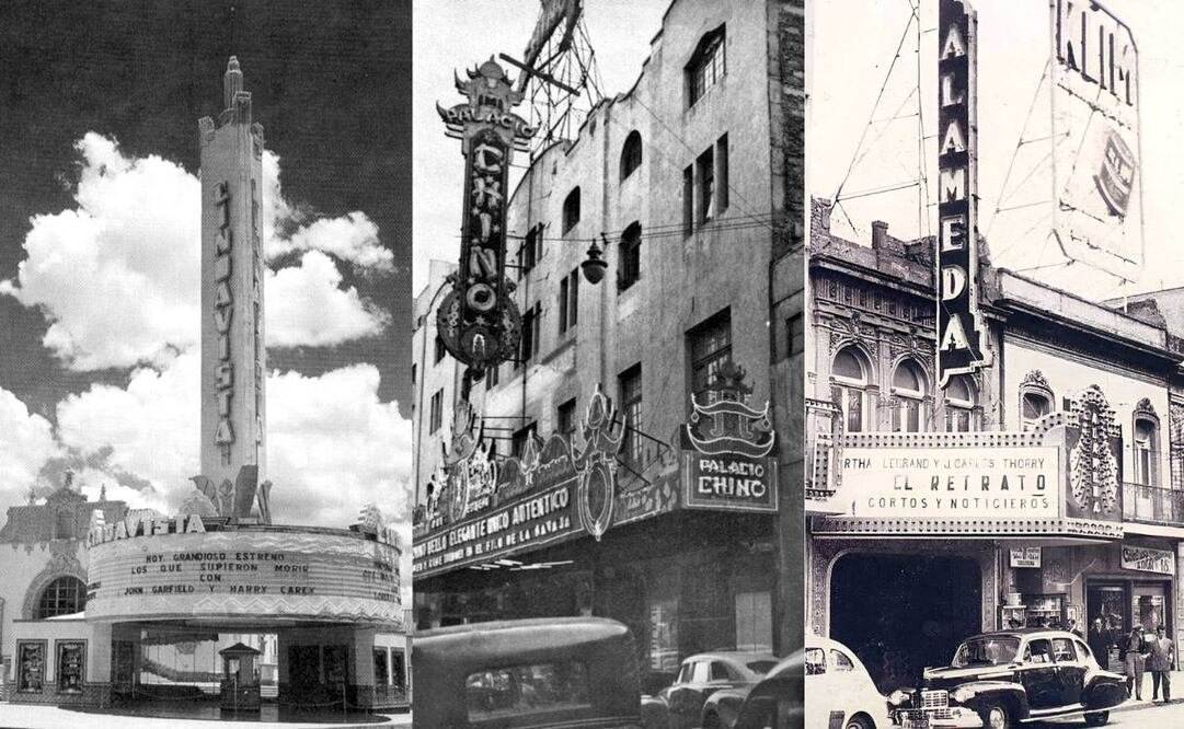 El cine Lindavista, el Palacio Chino y el cine Alameda son sólo tres ejemplos de los "cines de ambiente" que caracterizaron a la capital en el siglo XX. Fotos: Archivo EL UNIVERSAL/Cácaro.