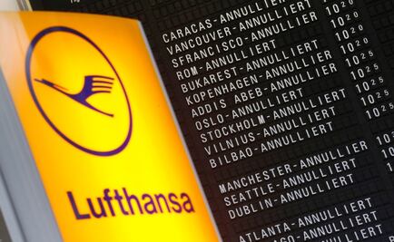 Lufthansa cancela 933 vuelos en sexto día de huelga