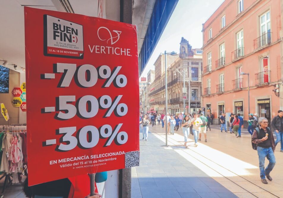 Campañas como la de El Buen Fin impulsaron la economía en noviembre pasado, dijeron analistas. Archivo El Universal